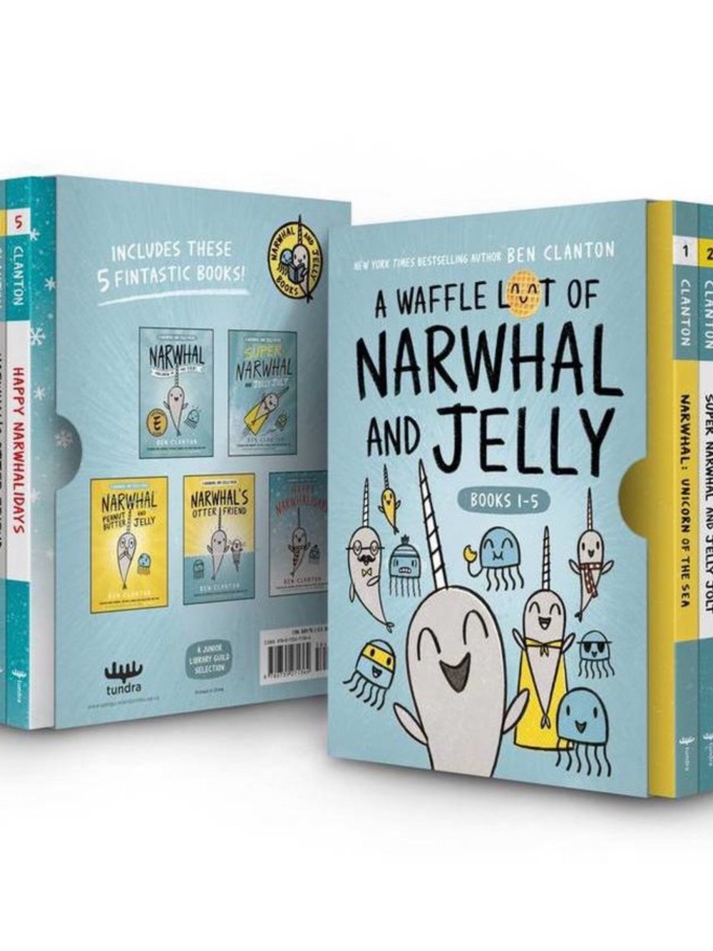 Lot of Narwhal and Jelly - Hardcover Set (Books 1-5)